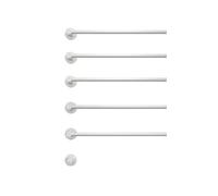 LGYGMD White5 barFast HeatingStainless Steel Constant Temperature Control Heated Drying RackHeated Towel Racks for Bathroom Wall Mounted