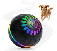 LGZIN Interactive Dog Ball, Intelligent Dog Toy with Automatic Rolling, Interactive Play Ball for Dogs with LED Lights, Dog Toy Intelligence for Small Medium Dogs