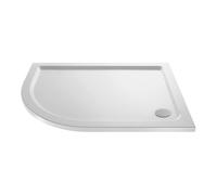 LH 1000mm x 800mm Offset Quadrant Shower Tray