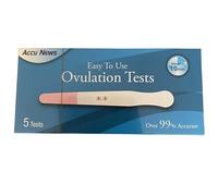 LH Ovulation Test Kit - Midstream Ovulation Predictor Kit for Women, Fertility Tracking Urine Test Strips, Home Ovulation Detection Tests, Easy to Use OPK Kit (5 Tests Pack)