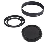 LH-X10 Lens Hood + Filter Adapte + Lens Cap, for Fujifilm X10 X20 X30 Metal 52mm