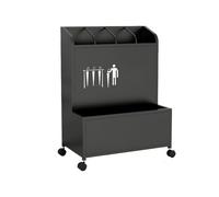 Lh7sRc3kH hallway umbrella stand Umbrella Stands And Storage Racks For Hotel Lobbies(Black,Large)