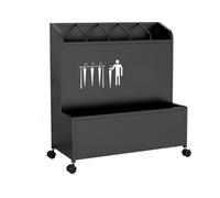 Lh7sRc3kH hallway umbrella stand Umbrella Stands And Storage Racks For Hotel Lobbies(Black,XL)