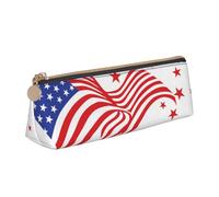 LHAHDG Cornel West for President 2024 Leather Pencil Case Zipper Pen Case Pouch Waterproof Travel Makeup Pouch Large Capacity for Women Men