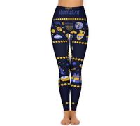 LHAHDG Happy Hanukkah Jewish Festival HolidayHigh Waist Yoga Pants Stretchy Skinny Leggings for Running Gym Sports