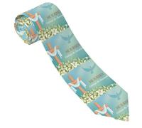 LHAHDG He Is Risen Happy Easter Day Men'S Necktie Novelty Ties Classic Neck Tie Gifts For Wedding Party Business