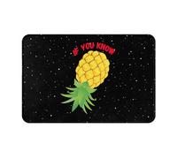 LHAHDG If You Know Upside Down Pineapple Funny Swinger Indoor Door Mat 16"X24" Resist Dirt Rug Washable Non Slip Mats Welcome Doormat For Entryway, Front Porch