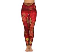 LHAHDG Year of The Horse Happy Chinese New Year 2026High Waist Yoga Pants Stretchy Skinny Leggings for Running Gym Sports