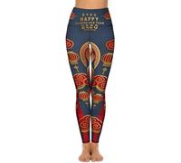 LHAHDG Year of The Horse Happy Chinese New Year 2026High Waist Yoga Pants Stretchy Skinny Leggings for Running Gym Sports