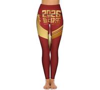 LHAHDG Year of The Horse Happy Chinese New Year 2026High Waist Yoga Pants Stretchy Skinny Leggings for Running Gym Sports
