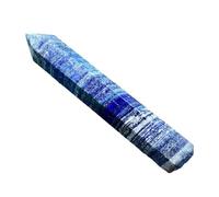 LHAOEEEYG 1pcs 1-1.3kg Lapis Lazuli Obelisk, Quartz Crystal Blue Column LHAOEEEYG