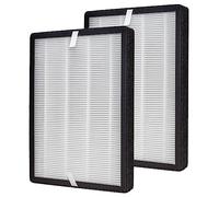 Lhari 2-Pack True HEPA GL-FS32 Filter, Compatible with MOOKA/KOIOS GL-FS32 and AZEUS GL-FS32 Air Purifier, 3-in-1 H13 True HEPA Removes Dust and VOCs, 2-Pack