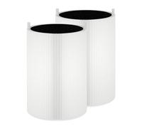 Lhari 411+ Replacement Filter, Compatible with Blueair Blue Pure 411, 411+, 411 Auto and Mini Air Purifiers, Particle and Activated Carbon, 2-Pack