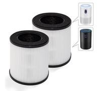 Lhari B-D02L True HEPA Replacement Filter, Compatible with MOOKA and KOIOS B-D02L Air Purifier, 3-in-1 H13 True HEPA Filter, 2-Pack