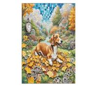 Lhasa Apso 1000 Piece Pack DIY Jigsaw Puzzle Cute Pet Animals Collectors Ultra Difficult Educational Decorative Puzzle Gifts for Adults Birthday Sturdy Paperboard 1000 PCS