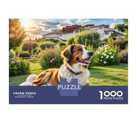 Lhasa Apso 1000 Pieces Eco-friendly Paper Puzzle Premium Jigsaw Puzzle Loyal Dog Impossible Hard Difficult Birthday Toy Puzzles As Birthday Gifts 52x38cm/1000pcs