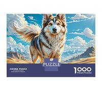 Lhasa Apso 1000 Pieces Extra-thick Cardboard Jigsaw Puzzle Set Adorable Pet Impossible Hard Difficult Birthday Toy Jigsaw For Adults And Kids 52x38cm/1000pcs