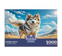 Lhasa Apso 1000 Pieces Jigsaw Puzzles For Adults Family Challenge Toys Stress Relieving Entertainment Cultivate The Spirit of Teamwork for Men, Women, Elders, Seniors 38x26cm/1000pcs