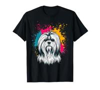 Lhasa Apso Dog Lover Motif T-Shirt