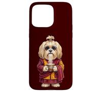 Lhasa Apso Dog Tibetan Lion Dog Tea in Tibet Monk Case for iPhone 15 Pro Max