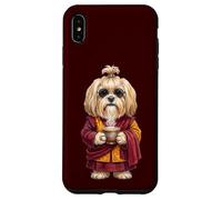 Lhasa Apso Dog Tibetan Lion Dog Tea in Tibet Monk Case for iPhone XS Max