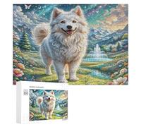 Lhasa Apso Jigsaw Puzzles Puzzle for Adults Kids. 300 Piece Cute Pet Whimsical Challenge Toy Educational Game Home Decoration for Adults& Kids Age 14 Years Up 300 PCS