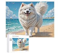 Lhasa Apso Jigsaw Puzzles Puzzle for Adults Kids. 500 Pieces Cute Pet Great Gifts Challenge Toy Educational Game Home Decoration for Educational Games Gifts 500 PCS