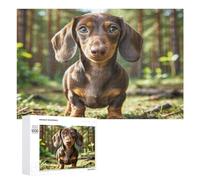 Lhasa Apso Jigsaw Puzzles Puzzles for Adults Kids. 1000 Pieces Cute Pet Great Gifts Challenge Toy Educational Game Home Decoration for Educational Games Gifts 1000 PCS