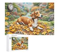 Lhasa Apso Jigsaw Puzzles Puzzles for Adults Kids. 1000 Pieces Cute Pet Whimsical Challenge Toy Educational Game Home Decoration for Educational Games Gifts 1000 PCS