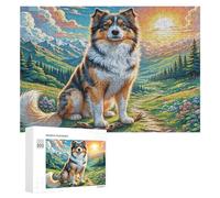 Lhasa Apso Jigsaw Puzzles Puzzles for Adults Kids. 300 Piece Cute Pet Great Gifts Challenge Toy Educational Game Home Decoration for Educational Games Gifts 300 PCS