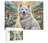 Lhasa Apso Jigsaw Puzzles Puzzles for Adults Kids. 500 Piece Cute Pet Great Gifts Challenge Toy Educational Games Home Decoration for Educational Games Gifts 500 PCS