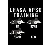 Lhasa Apso Lhasa Apso Training: Amazing Design Notebook 8.5 x 11 Inches 100 Pages