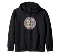 Lhasa Apso Mom Like A Regular Mom But Cooler Dog Mom Zip Hoodie