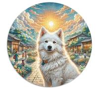 Lhasa Apso Puzzle 1000 Piece Jigsaw Good Friend Partner Pet Rotundity Jigsaws Adults Kids Puzzles Creative Challenge Games Home Decoration Inspirational Games (67.5x67.5cm)