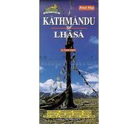 Lhasa to Kathmandu Road Map 1:700,000