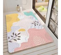 Lhayeu 1.7x1.7ft/20x20in/50x50cm Runner Rug, Soft Loofah Floor Mat for High Traffic Areas Like Hallway and Garage | Dense Loop Weave, Durable Rubber Backing Prevents Sliding