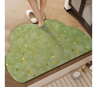 Lhayeu Decorative Silica Shower Mat 2.5mm/0.1in Thick, Absorbent Diatomaceous Earth Rug for Wet Areas Entryway 32x48x0.1in/80x120x0.25cm