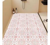 Lhayeu Modern Minimalist Bathroom Mat, Non-Slip Shower Mat, Adjustable, Stain-Resistant, Perforated, Hollow Out Drainable Floor Mats 1.5x3ft/18x36in/45x90cm