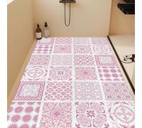 Lhayeu Modern Minimalist Bathroom Mat, Non-Slip Shower Mat, Adjustable, Stain-Resistant, Perforated, Hollow Out Drainable Floor Mats 2.6x4ft/32x48in/80x120cm