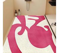 Lhayeu Modern Minimalist Bathroom Mat, Non-Slip Shower Mat, Adjustable, Stain-Resistant, Perforated, Hollow Out Drainable Floor Mats 1.5x3ft/18x36in/45x90cm