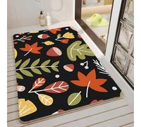 Lhayeu Soft Loofah Floor Mat for Indoor Entryway and Kitchen, Absorbent Rug | Comfortable Underfoot, Low Profile Design, Machine Washable 3.3x4.6ft/39x55in/100x140cm