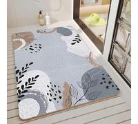 Lhayeu Soft Loofah Floor Mat for Indoor Entryway and Kitchen, Absorbent Rug | Comfortable Underfoot, Low Profile Design, Machine Washable 3.3x4.6ft/39x55in/100x140cm