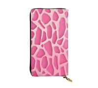 Lhbwcvn Giraffe Texture Wallet For Women Men Clutch Rfid Blocking Leather Wallets Large Capacity Purse Credit Card Holder Money Case With Zipper Phone Holder Long Travel Purse, Black, One Size