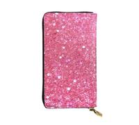Lhbwcvn Sparkling Glitter Wallet For Women Men Clutch Rfid Blocking Leather Wallets Large Capacity Purse Credit Card Holder Money Case With Zipper Phone Holder Long Travel Purse, Black, One Size