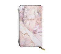 Lhbwcvn White Marble Pattern Wallet For Women Men Clutch Rfid Blocking Leather Wallets Large Capacity Purse Credit Card Holder Money Case With Zipper Phone Holder Long Travel Purse, Black, One Size