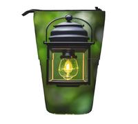LHBZXMKJ Firefly and Lantern Print Telescopic Pencil Bag Stationery Case Stand-up pencil case Cosmetics storage bag