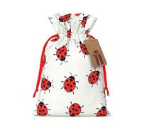 LHBZXMKJ Infinite Speckled Pattern Print Drawstring Present Bags Christmas gifts Wrapping Sacks Pouches for Xmas Party