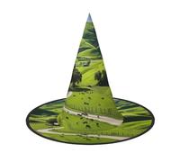 LHBZXMKJ Mount Nature Halloween Hat for Women Witch Hat Festival Carnival Decoration, Black, 3 Pieces