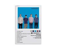 LHCCHL Weezer Blue AlbumPhoto Landscape Print Poster Home Office Decor Canvas Poster Decorative Paper Wall Picture Print Modern Family Decor BathroomUnframe-style12x18inch(30x45cm)