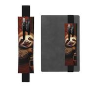 LHCVSFGW Elastic Pen Holder for Notebook Bookmark PU Leather Pencil Holder with Adjustable Band Pen Sleeve Pouch Sloth on zipper Pencil Case Pencil Pouch for Planners Binders Books